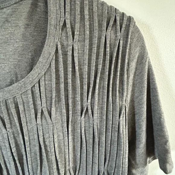 Akris Punto shirt gray size 12 - Picture 3 of 7
